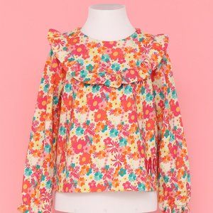 Agatha Ruiz De La Prada floral top heart NWT